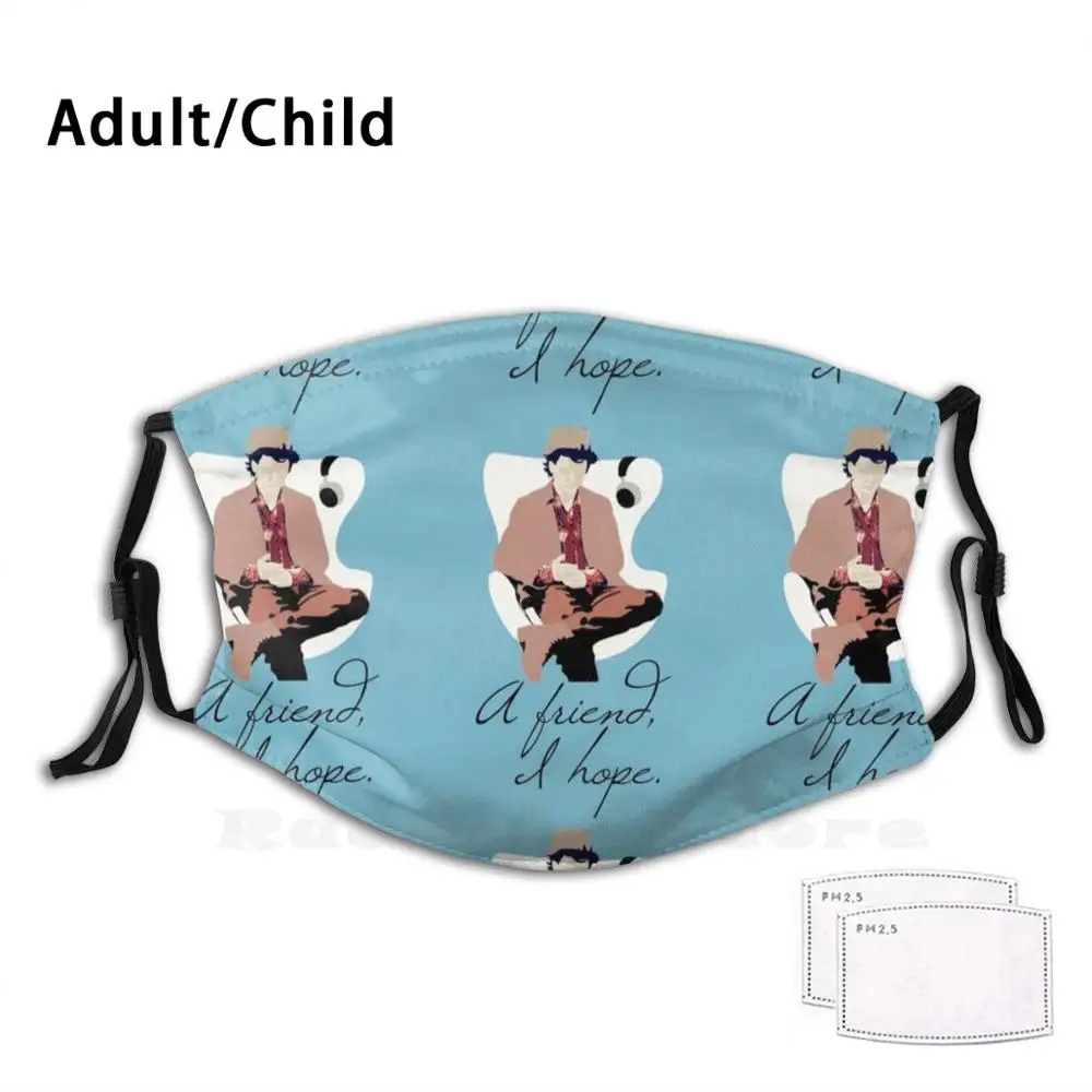 Забавный принт Hatter многоразовая фильтрующая маска для лица Pm2.53 Alice Friend |