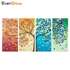 Evershine алмазная вышивка Четыре сезона Ёлки DIY Комплект алмаз живопись Мульти фото Комбинации мозаика ремесел