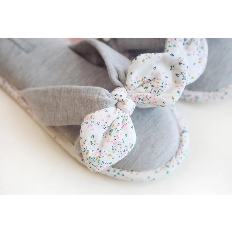 COSMAGIC/Новинка 2019 года сезон осень женские Вьетнамки с принтом и бантом домашние