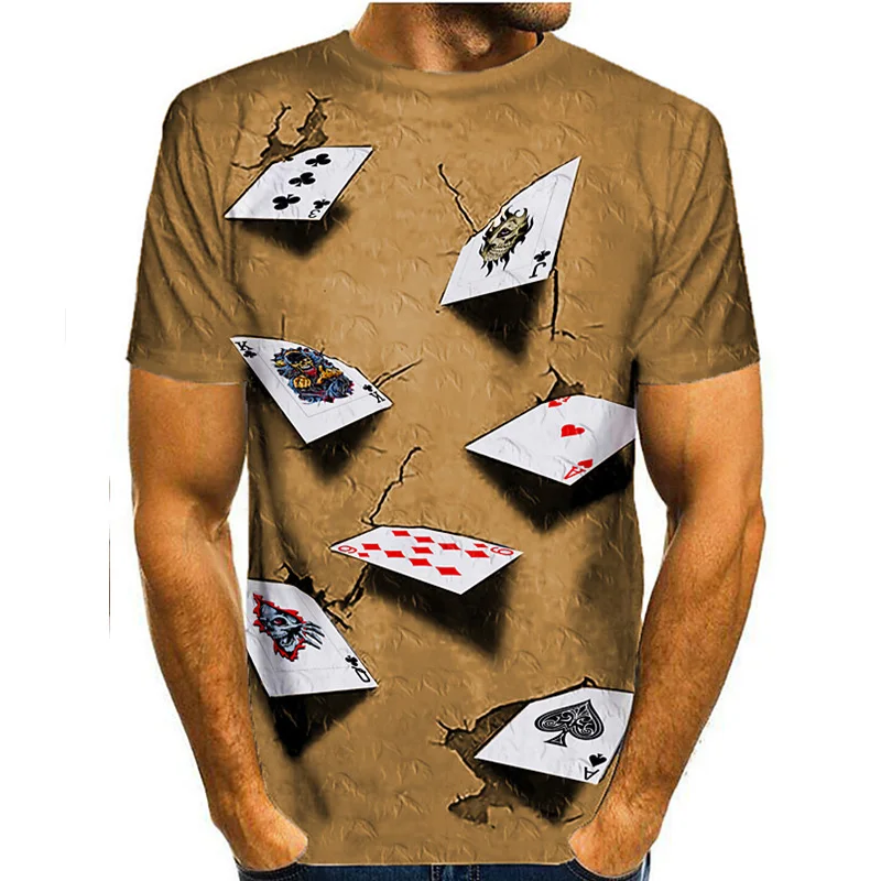Для мужчин Графический 3D Футболка с принтом короткий рукав топы на каждый день