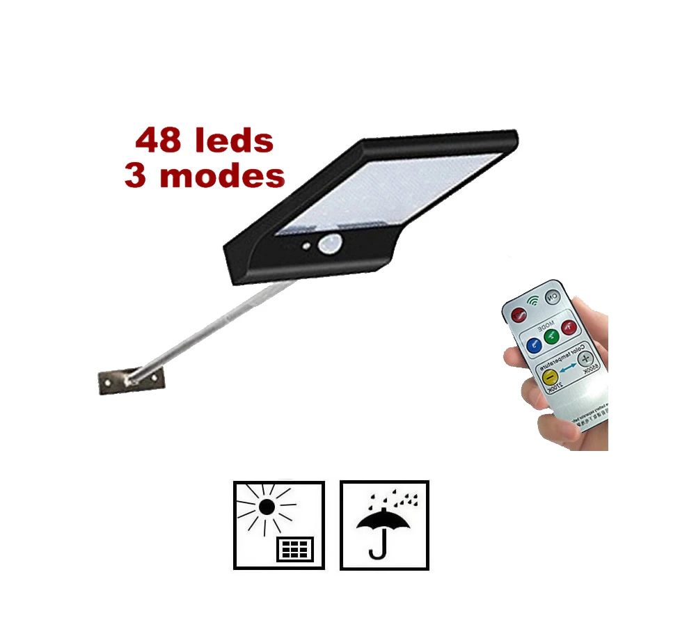 Дистанционный 48/36 светодиодный инфракрасный датчик движения для улицы двора