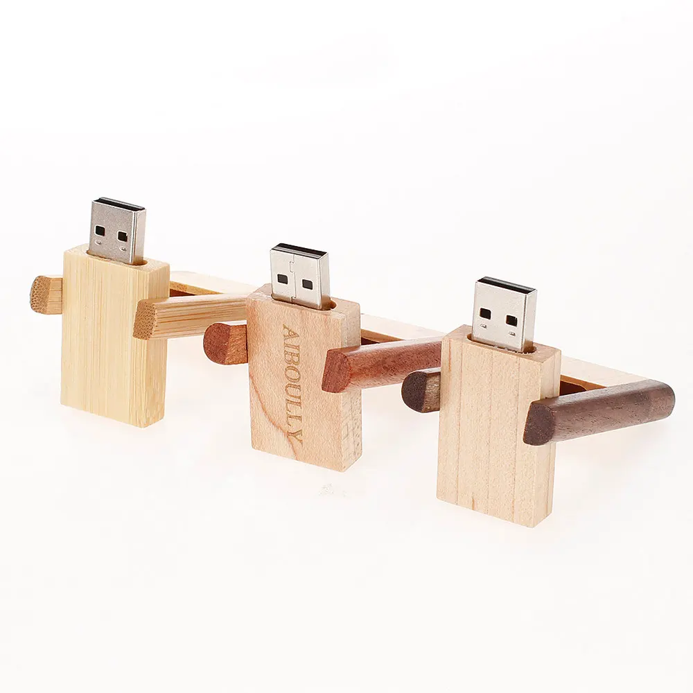 USB флэш-накопитель 128 ГБ Пользовательский логотип компании поворотный деревянный 4 ГБ 8 ГБ Флешка 16 ГБ флеш-накопитель 32 Гб 64 ГБ USB 2,0 креативный свадебный подарок