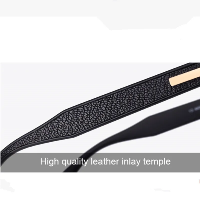 Мужские и женские кожаные очки ночного видения поляризационные с желтыми