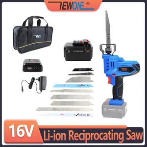 Портативная сабельная пила 16 В, Многофункциональная Беспроводная электрическая сабельная пила по дереву