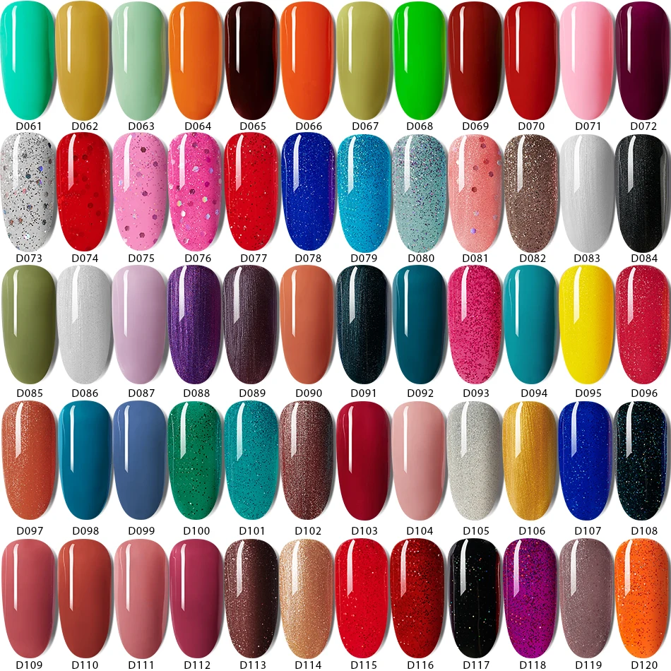 MORDDA Гель лак УФ светодиодный для ногтей маникюра 120 цветов гибридный гвоздь