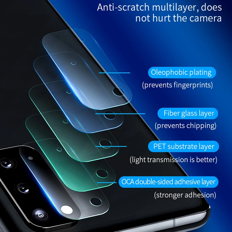 Защита экрана для Samsung Galaxy S20 Plus Ultra S20U стекло камеры A51 A71 A10 A70 A50 M21 S10 Note 10 Lite FE S9