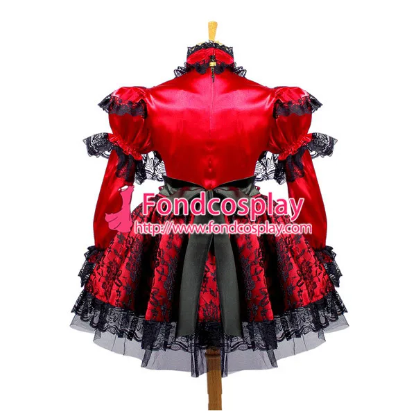 

Sexy Sissy Maid Dress Uniform Lockable Dress Cosplay Costume Custom-made[G658]