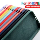 Силиконовый чехол для iPhone 13, 12, 11 Pro Max, Mini, X, XR, XS Max, 7, 8, 6, 6S Plus, SE 2020, противоударный, мягкий