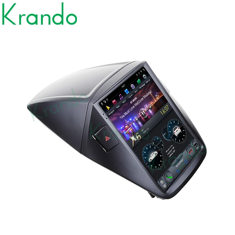 구매 Krando 안드로이드 9.0 4G 64G 10.4 테슬라 스타일 수직 스크린 차량용 멀티미디어 플레이어, 현대 IX35 2009-2014 무선 카플레이