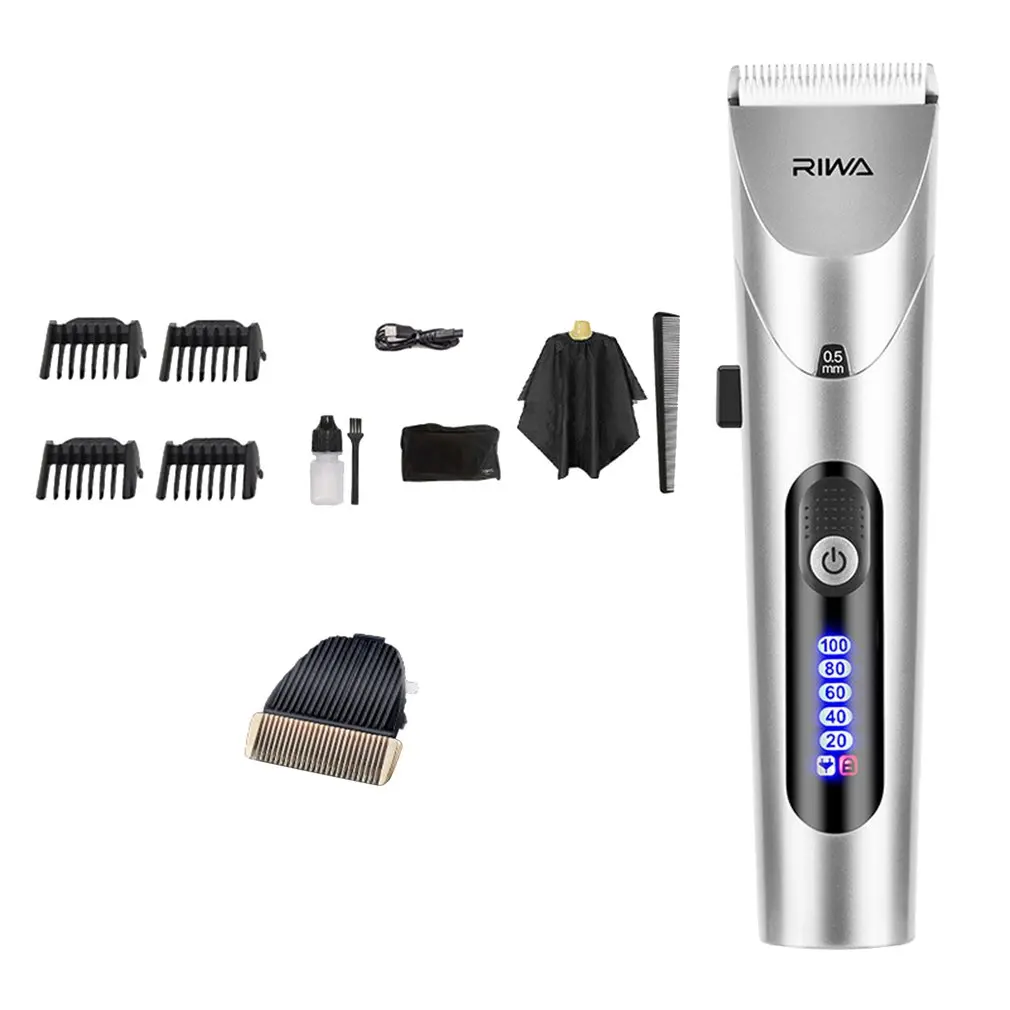 

Multifunctional LCD Display Electric Waterproof Hair Clipper Trimmer Beard Razor Electric Shaver Machine Sets
