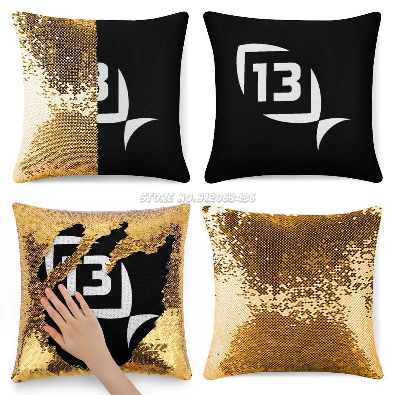 13 Fishing. Sequin Pillowcase Throw Pillow Case 40cmX40cm Fishing Fish Fly Life Lures Products Salt Water Abel Dr Co Filson |