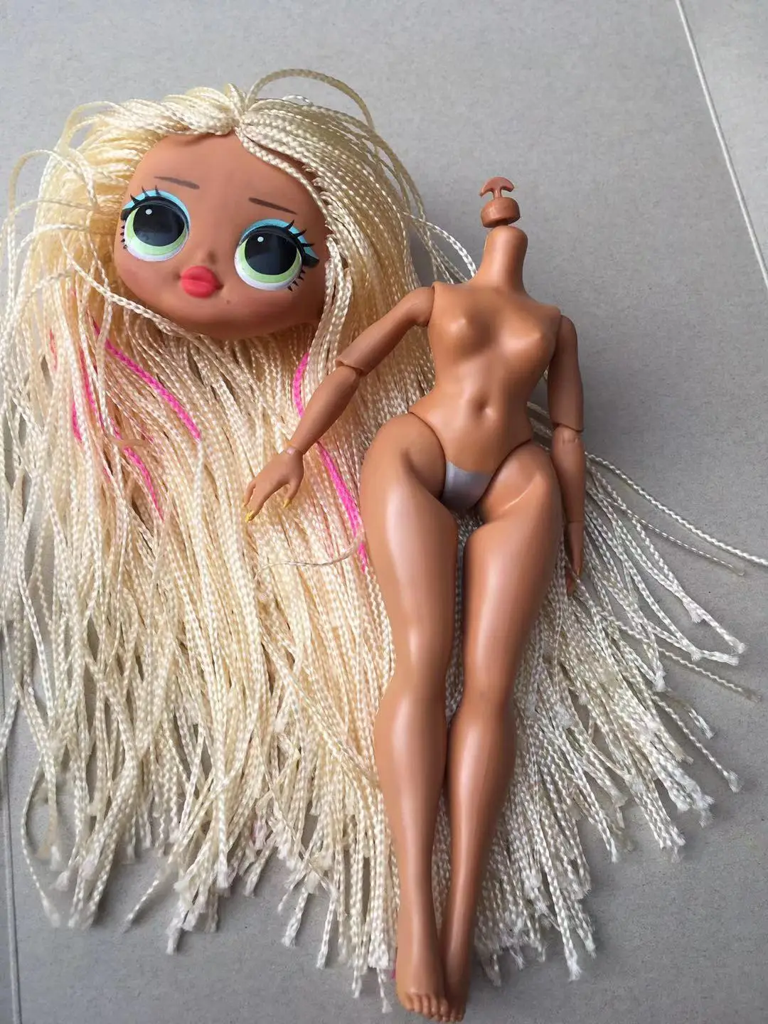 L.O.L. Сюрприз! Большая сестра Модная Кукла тело белый черный коричневый цвет