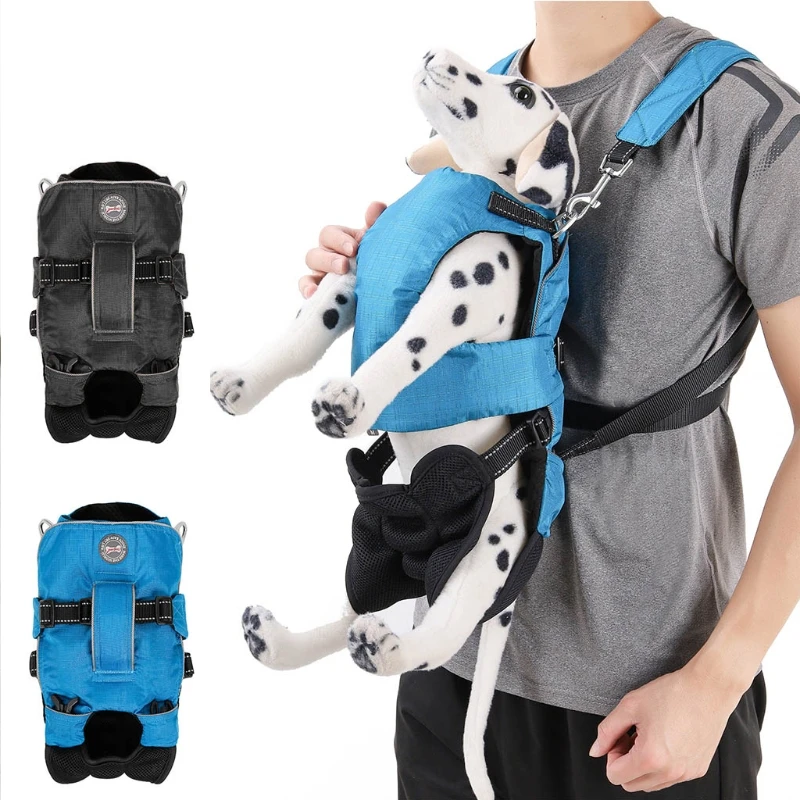 

Pet Carrier Backpack, Adjustable Pet Front Cat Dog Carrier Backpack Travel Bag, Legs Out, Easy-Fit for Traveling Hiking for