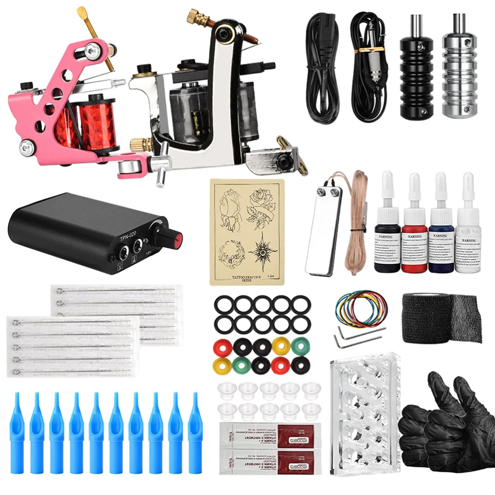 

1 Set Professional Coil Tattoos Machine Shaped Permanent Tattoos Tools for Art