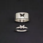 Новинка 2021, лидер продаж, модное свадебное кольцо для влюбленных, для женщин и мужчин, кольцо-пилот и бабочка, Забавный Европейский Стиль, хип-хоп