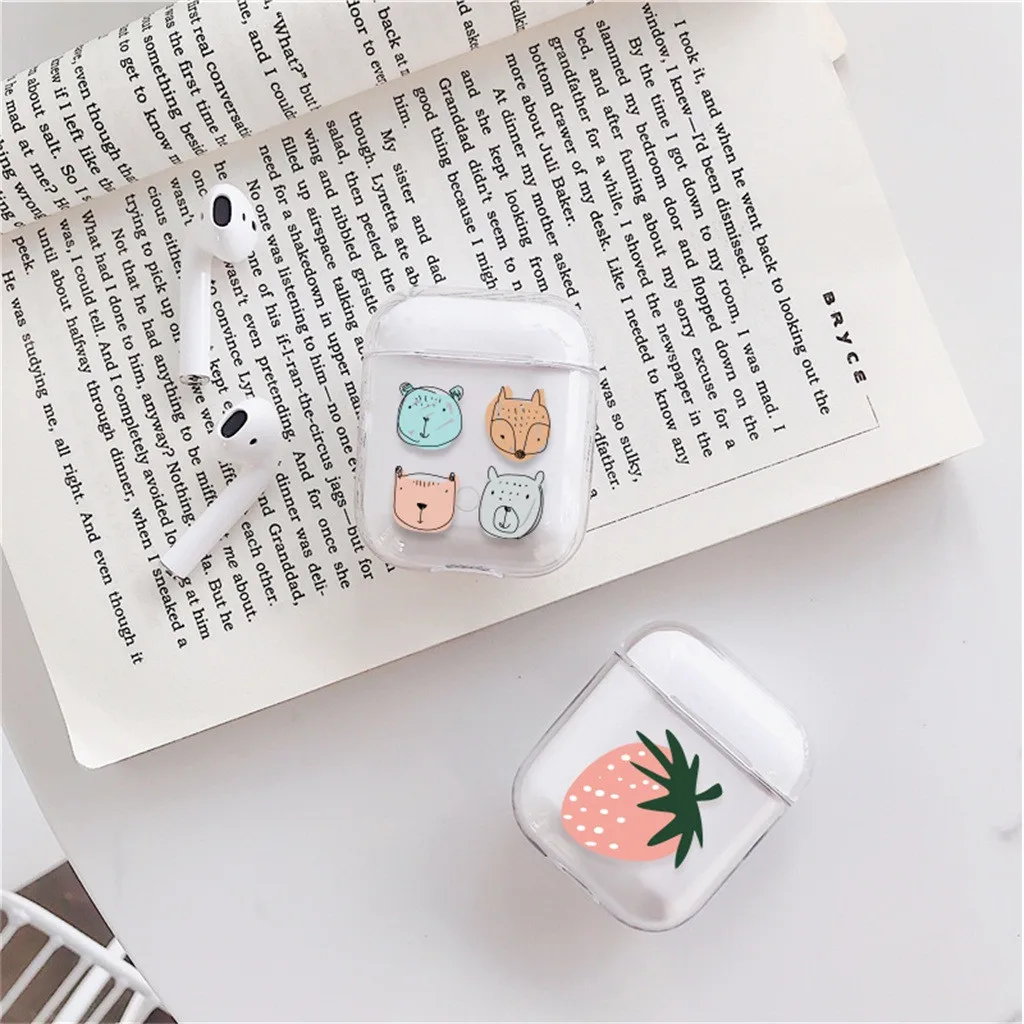 HIPERDEAL для Airpods наушники силиконовый кожаный чехол с брелок сумка кожа милый компьютер чехол Нижняя Зарядка дизайн