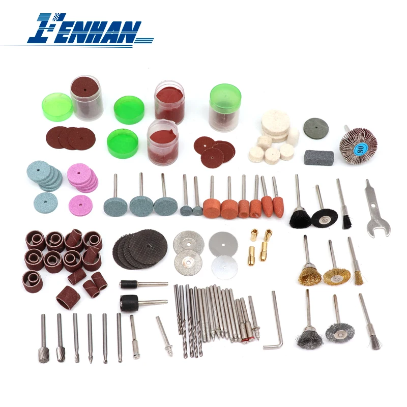 

Abrasive Rotary Tool Accessories Set for Dremel Sanding Polishing Cutting Engraving Tool Head Electric Mini Drill Bit Kit