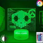 Overwatch OW игровая фигурка Sombra Оливия коломар лампа светодиодные RGB ночники подарки на день рождения для друзей игровая комната Стол красочный Декор