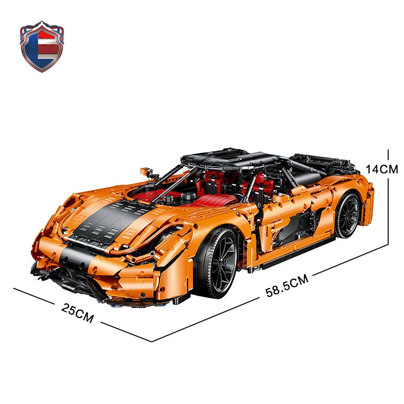 

New MOC J905 Super Racing Car Koenigsegging Regera Model Compatible High Tech MOC-30506 Educational Toy Birthday Gift