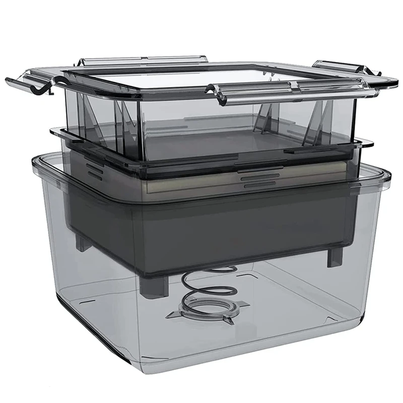 

Тофу пресс-тофу пресс для твердого или очень твердого тофу-с обновленной пружиной лоток для сбора воды