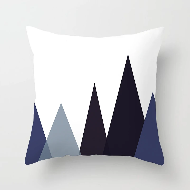 

Fuwatacchi Geometric Cushion Covers Gradient Mountain Arrow Pillow Cover For Home Sofa Room Decorative White Pillowcases