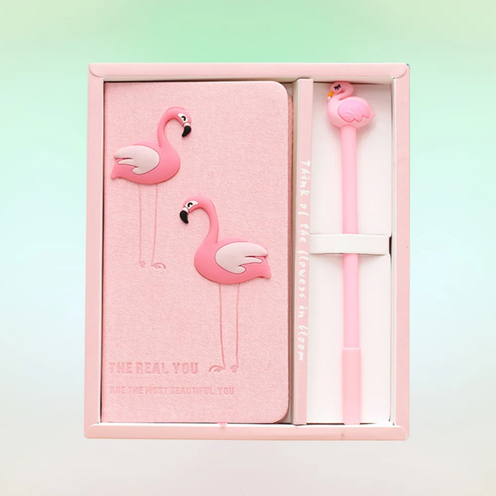 

Notebooks and Pen Journal Set Notebooks Creative Diary Notepads School Stationery Gifts for Girls(Two)