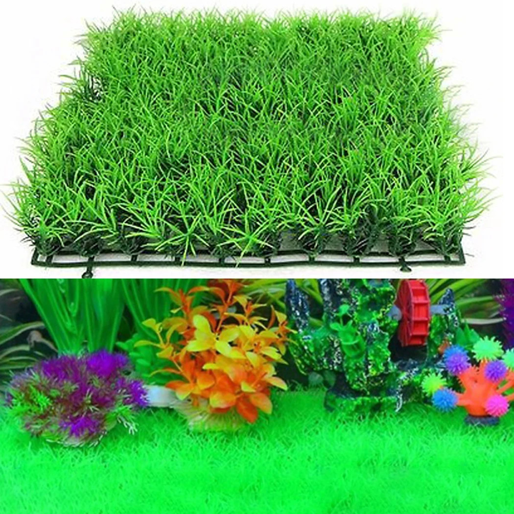 

Fish Tank Grass Aquarium Plant Aquatic Water Grass Decoration Fish Tank Easy Growing Moss Lawn Turtle Tank Decoration