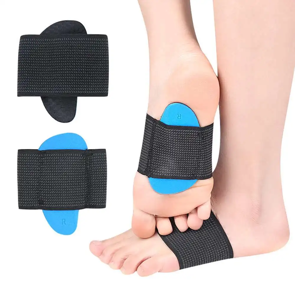 

1 Pair Thin And Comfortable Design Unisex EVA Flat Arch Support Half Pad Ports Palm And Foot Center Pad Cool And Dry All Day