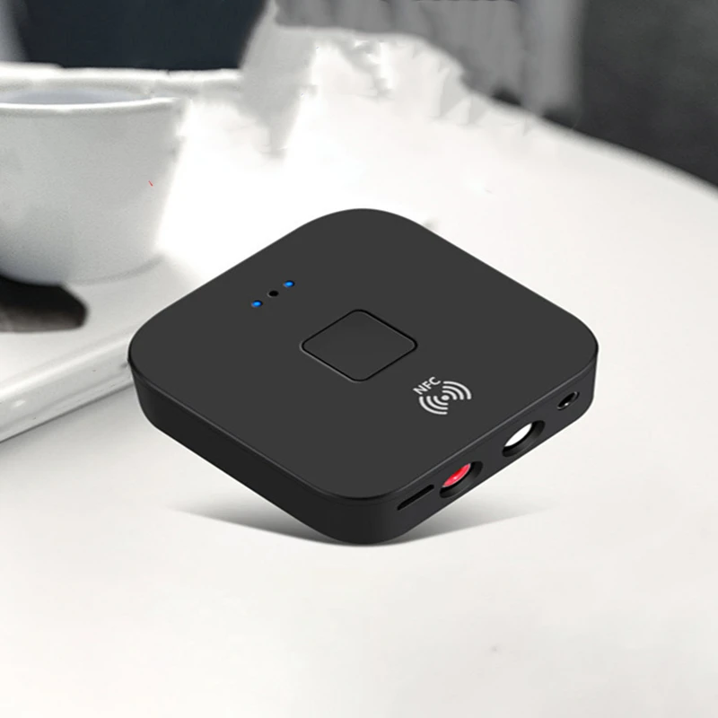 

BLS-B11 NFC Bluetooth Receiver 5.0 3.5mm Jack Aux Stereo Wireless Adapter Music Support APTX LL for Car Speaker RCA Bluetooth 5.