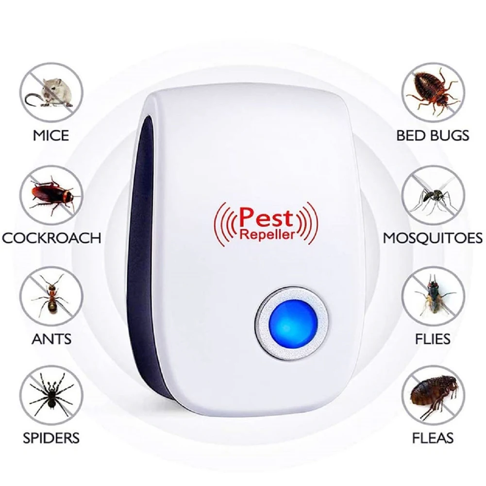 GO FOLLOW Mosquito Killer Lamp Rodent Control Indoor Cockroach Insect Ultrasonic Pest Repeller Electronic Repellent | Лампы и