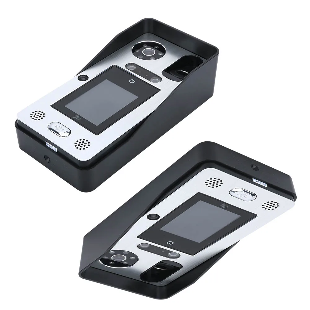 7 дюймовые часы с записью времени проводной видеодомофон дверной звонок система