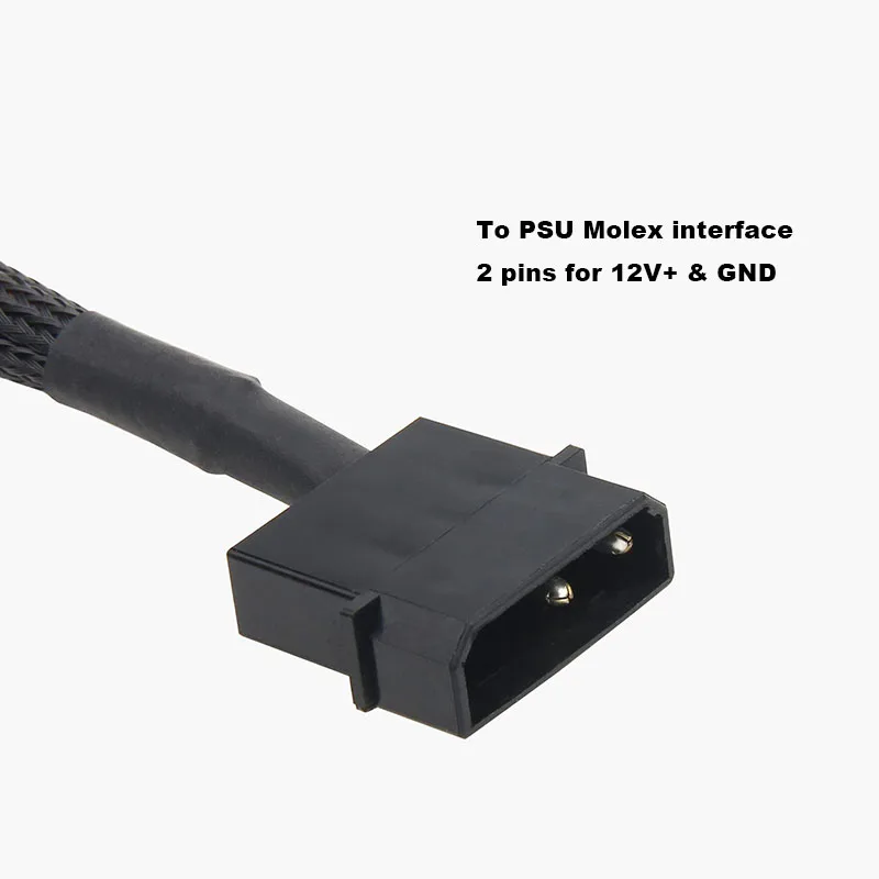 Кабель-разветвитель Molex на 1/2/3/4/5 TX3/TX4 Pin(PWM) 12 В для ПК адаптер вентилятора