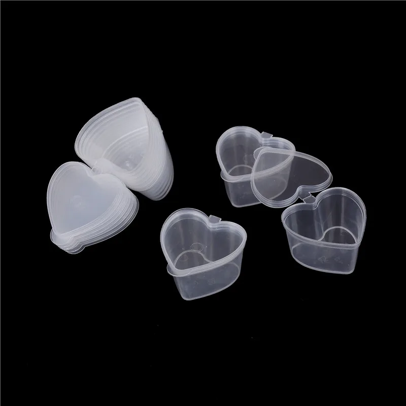 

10pc 50ml Slime Mud Storage Container Organizer Box With Lid For Light Clay