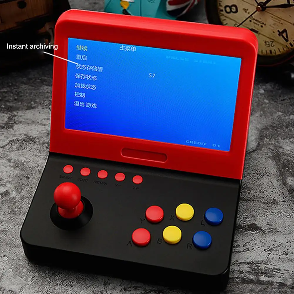 HD Пальмовая игра мини игровая консоль с 7 дюймовым большим экраном игровой плеер игровые машины подарок на день рождения мальчика