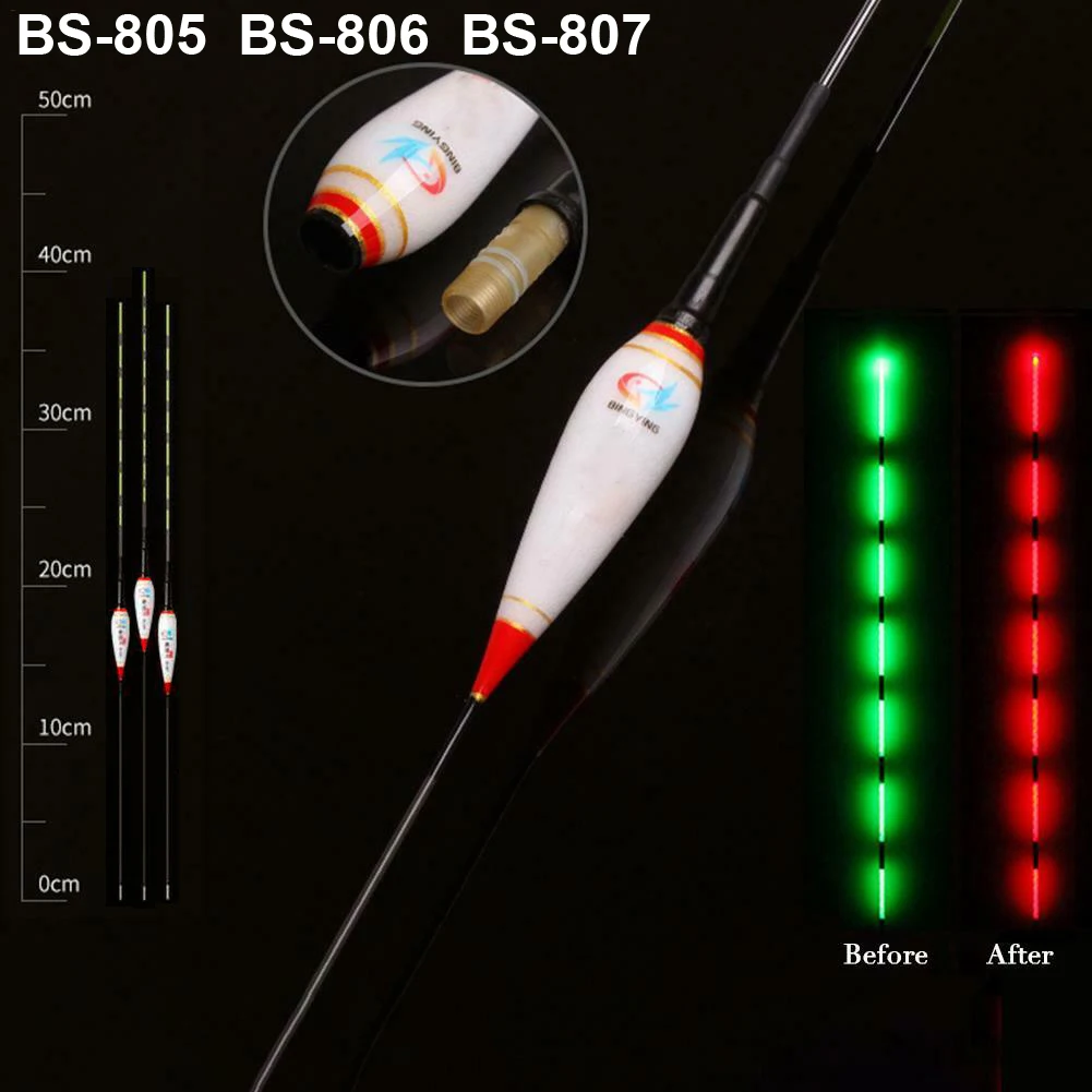 Newest Night Luminous Smart Fishing Float Glowing LED Fishing Bobber Fishing Float Gift for gathering guests