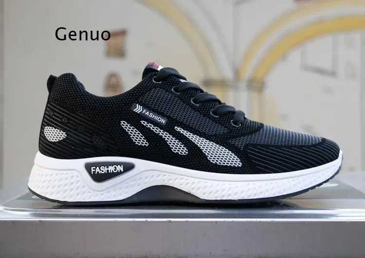 

New fashion men's shoes white low-top flat-heel daily casual sports shoes outdoor comfortable non-slip running shoes