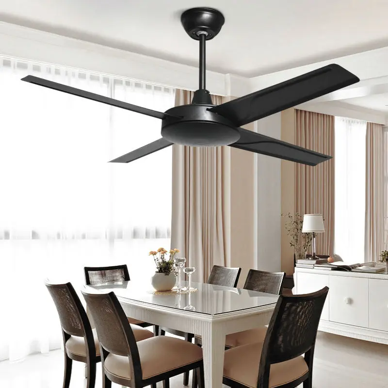 Современный домашний потолочный вентилятор с железными лезвиями пульт