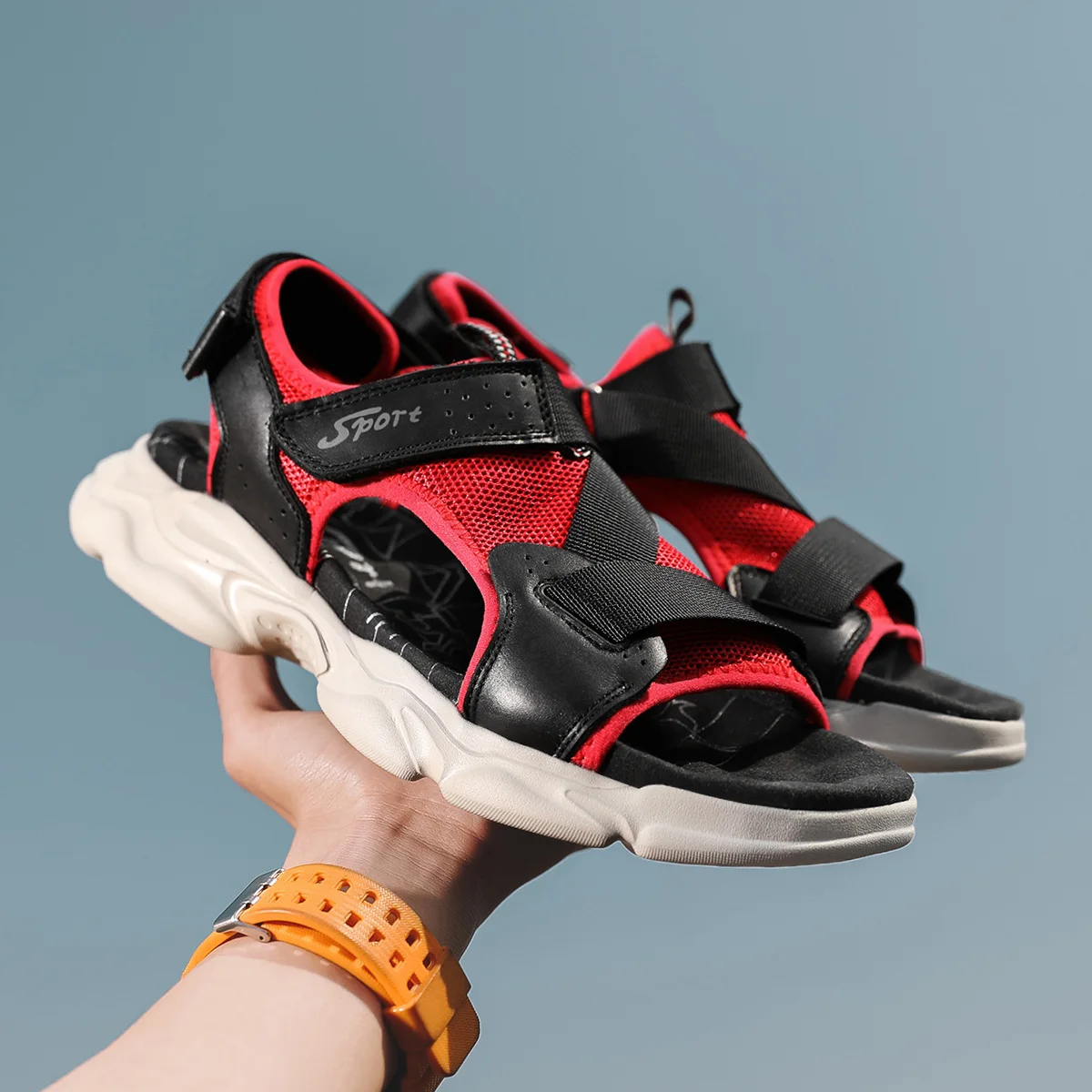 

Sandals men's shoes 2021 new summer casual sandals men's beach shoes outdoor cool trend slippers.