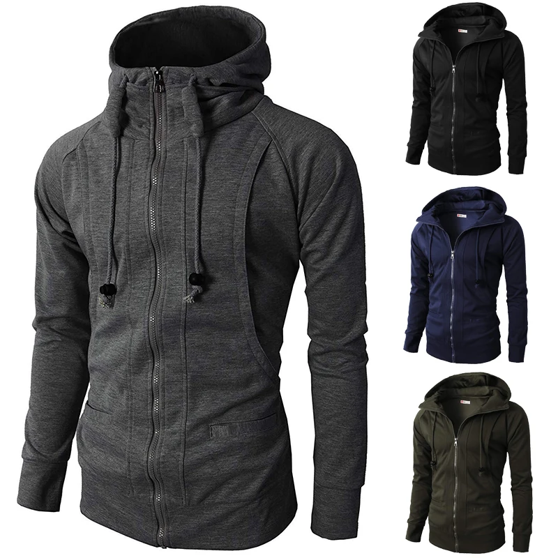 CHANWELL Men's Hoodies Coats Winter 2019 Plus Size Warm Solid Long Sleeve Hooded Sweatshirt Hip Hop Streetshirt polerones hombre | Мужская