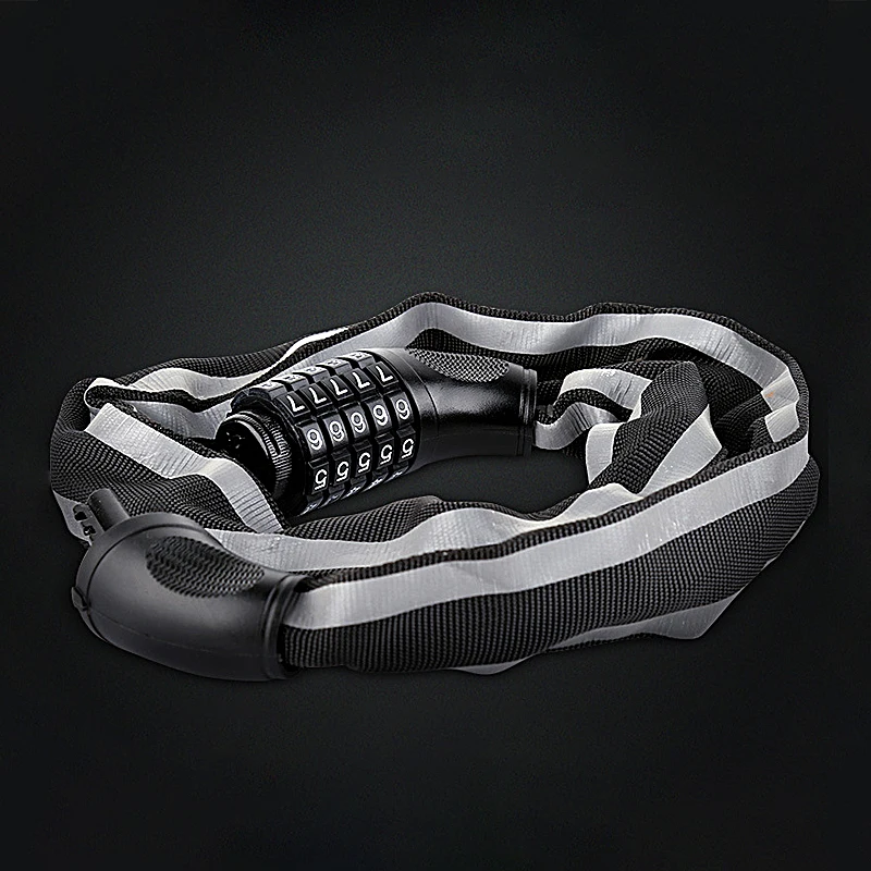 Велосипедный замок с цепью Противоугонный паролем для горного велосипеда