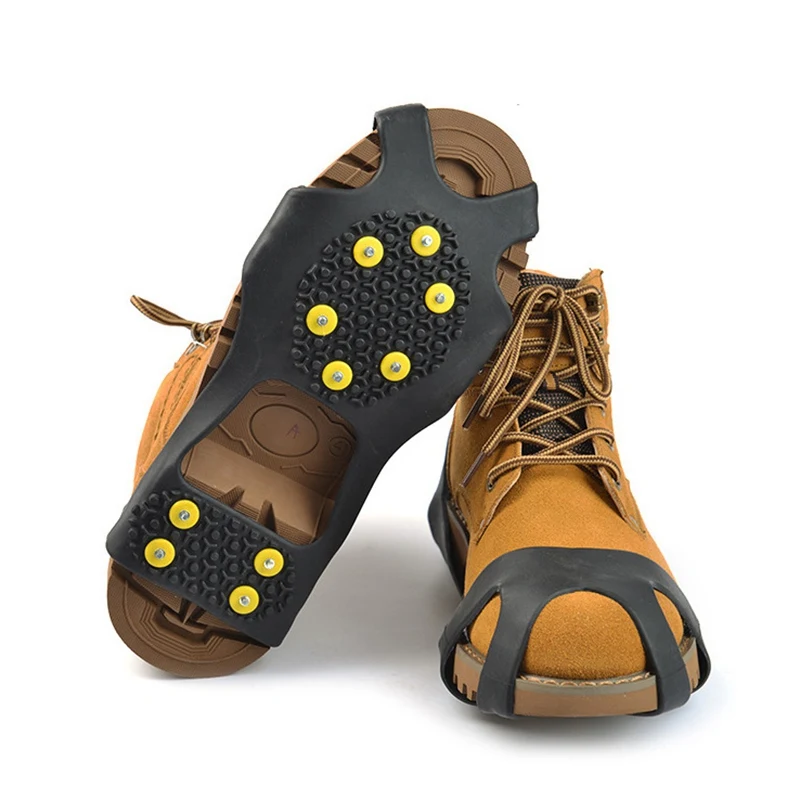 Новинка 1 пара обуви ледяной захват для зимней альпинистской зимние Шипы