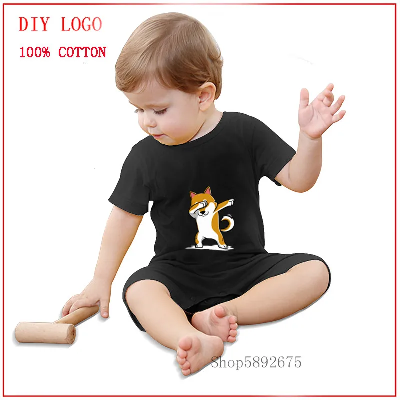 Креативный дизайн 100% натуральный хлопок детский летний комбинезон с короткими