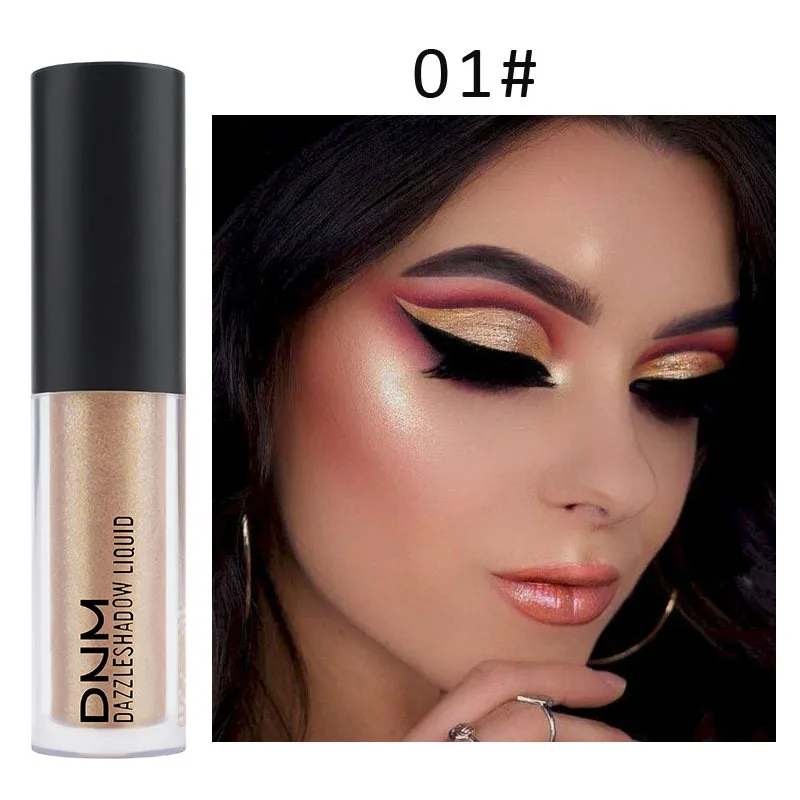 10 цветов блеск жидкие тени для век макияж мерцающий Сияющие ФЕСТИВАЛЬ Макияж