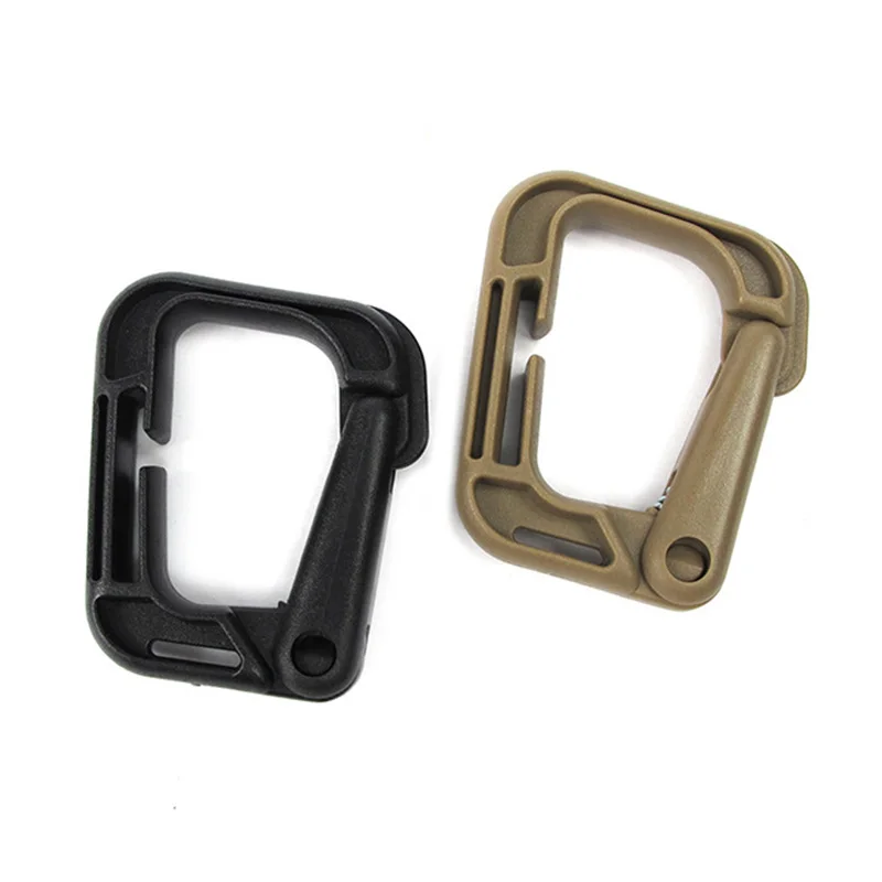 1 шт. многоцелевой крючок тактический Пластиковый Карабин с d образным