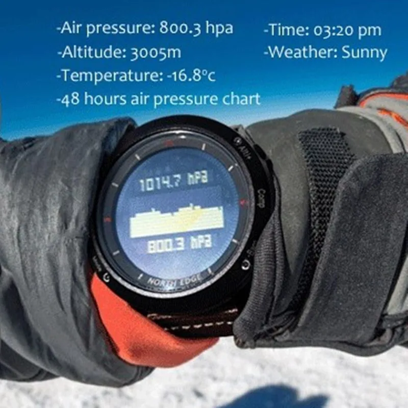 Профессиональные спортивные Смарт часы для горного дайвинга уличные с компасом