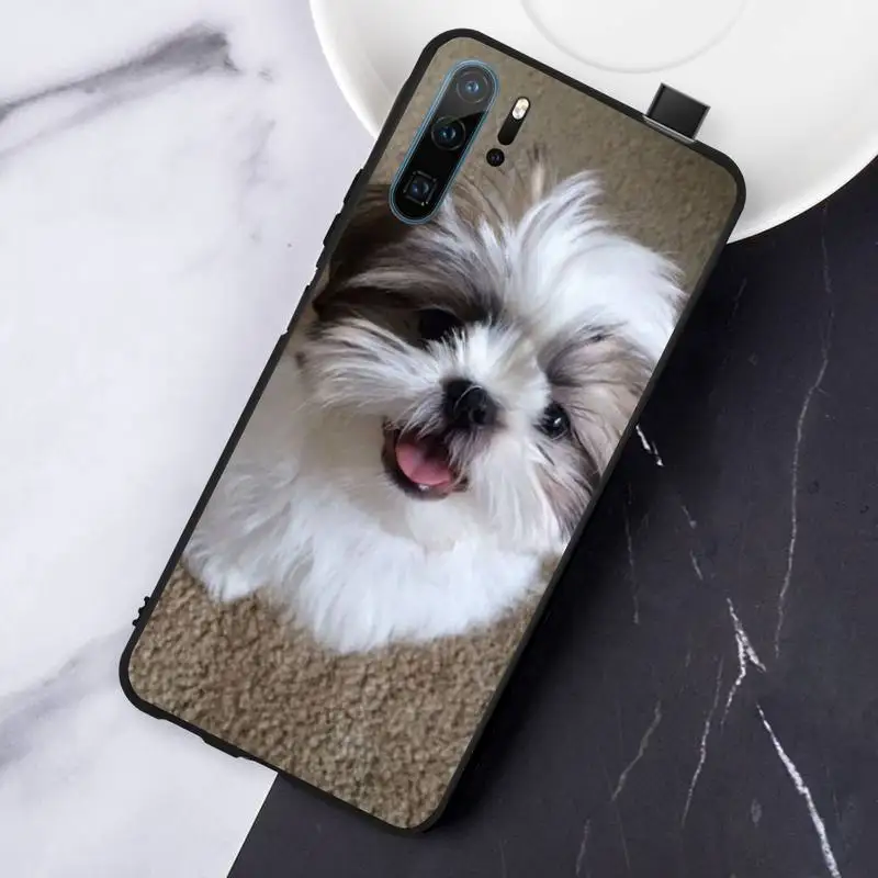 

Shih Tzu lovely dog animal Phone Case For Huawei honor Mate P 10 20 30 40 i 9 8 pro x Lite smart 2019 nova 5t