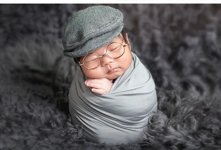 Детская фотография Реквизит обертывание Хлопок эластичная оберточная полотенце