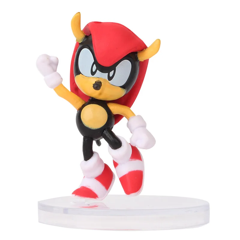 7 шт./компл. Милая экшн-фигурка Ежика SONIC модель детской одежды игрушки подарки |