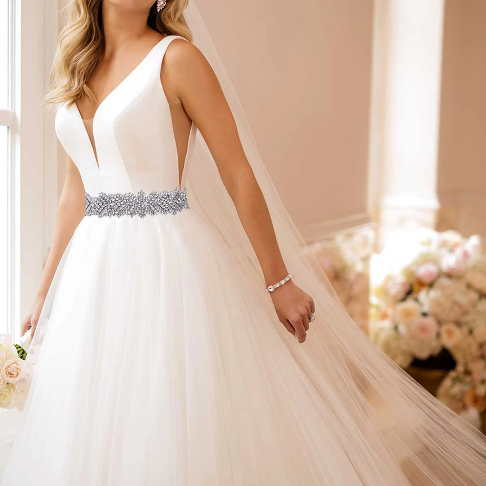 S420 модные свадебные Ремни Аксессуары для платья невесты богемные многоцветные