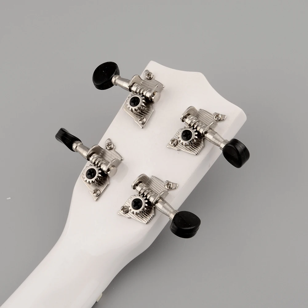 Мини-Укулеле сопрано 21 дюйм 12 ладов гавайская гитара белая укулеле музыкальный